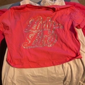 CHEER EXTREME ALLSTARS LADY LUX PINK CROP TOP